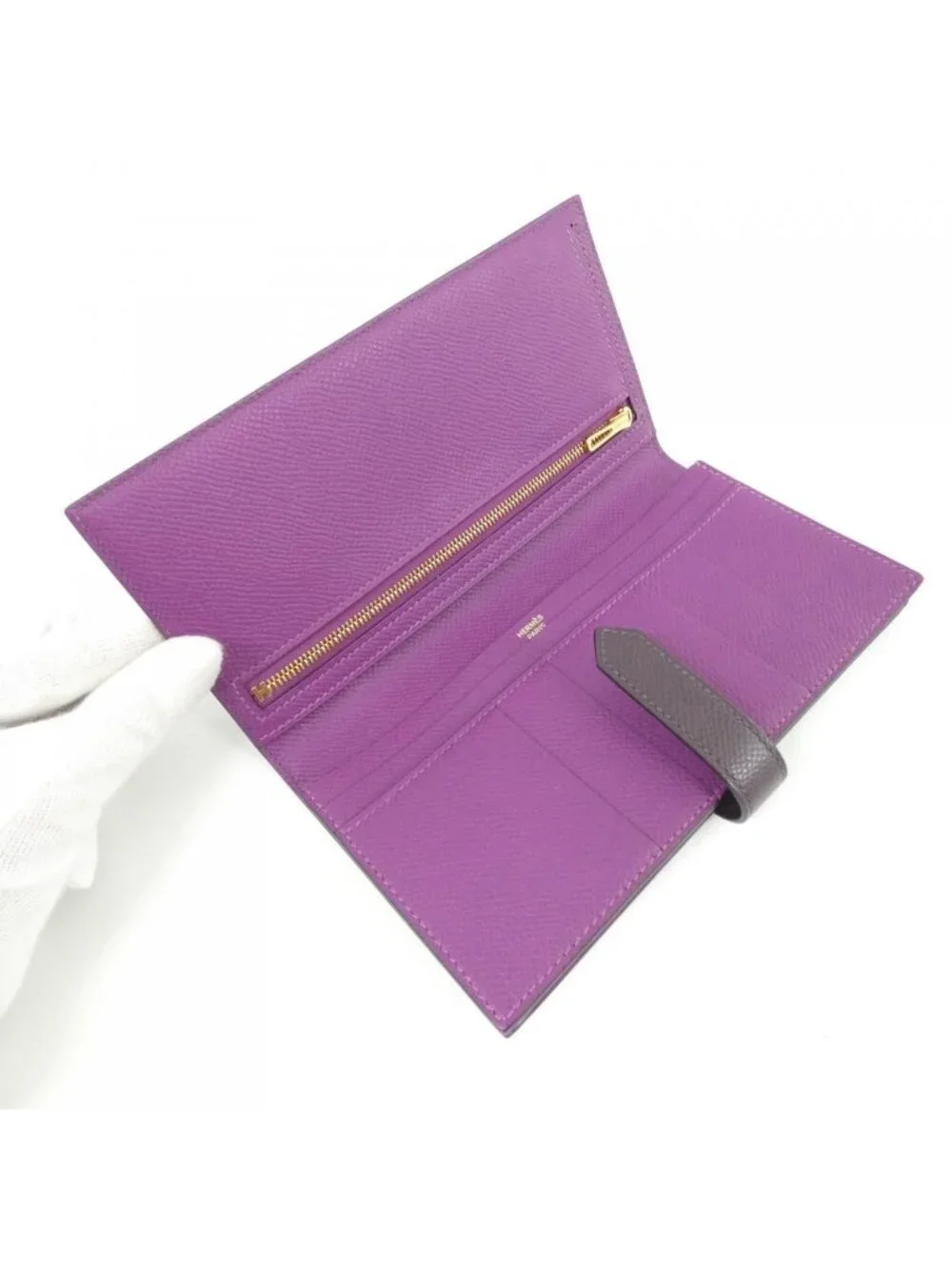 Hermes Bearn Soufflet Verso Wallet